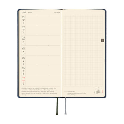 2027 Hobonichi Weeks: Midnight Blue
