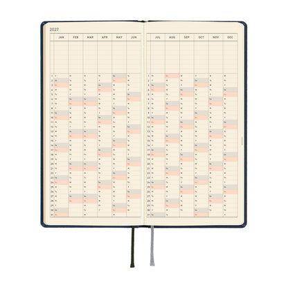 2027 Hobonichi Weeks: Midnight Blue