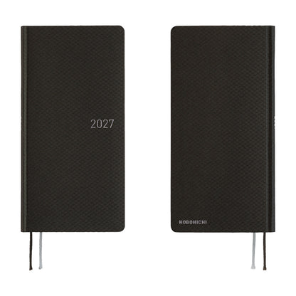 2027 Hobonichi Weeks: Paper Series Black Argyle