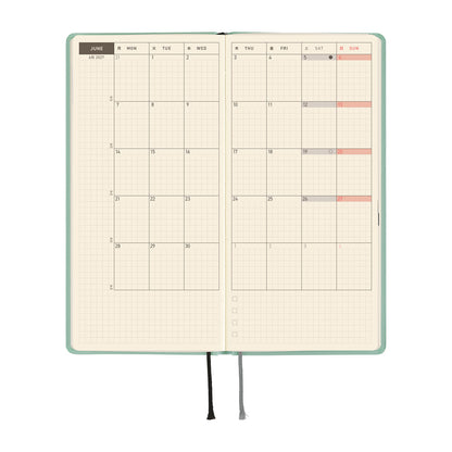 2027 Hobonichi Weeks: Paper Series Frosty Jade