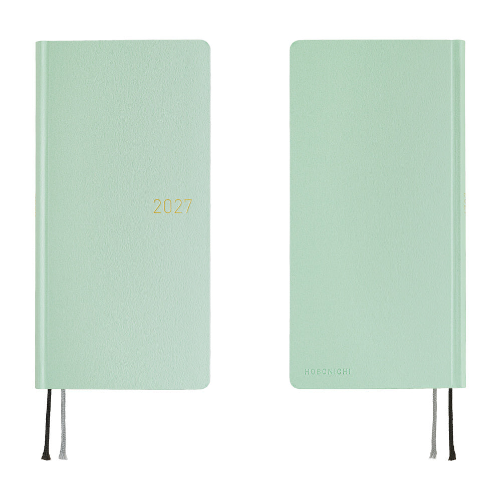 2027 Hobonichi Weeks: Paper Series Frosty Jade