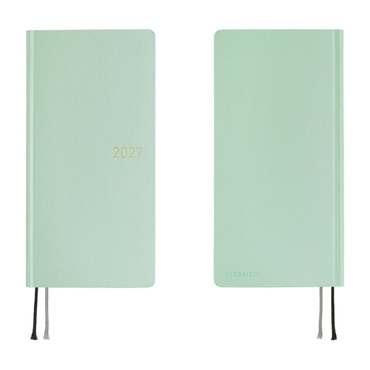 2027 Hobonichi Weeks: Paper Series Frosty Jade