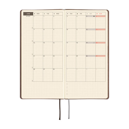 2027 Hobonichi Weeks: Smooth Café au Lait