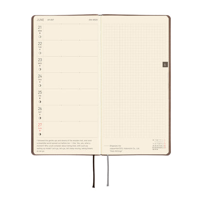 2027 Hobonichi Weeks: Smooth Café au Lait