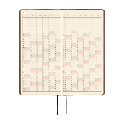 2027 Hobonichi Weeks: Smooth Café au Lait