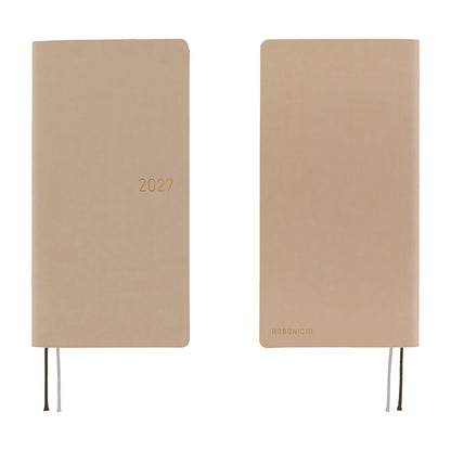 2027 Hobonichi Weeks: Smooth Café au Lait