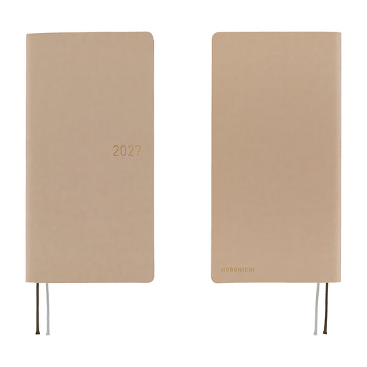 2027 Hobonichi Weeks: Smooth Café au Lait