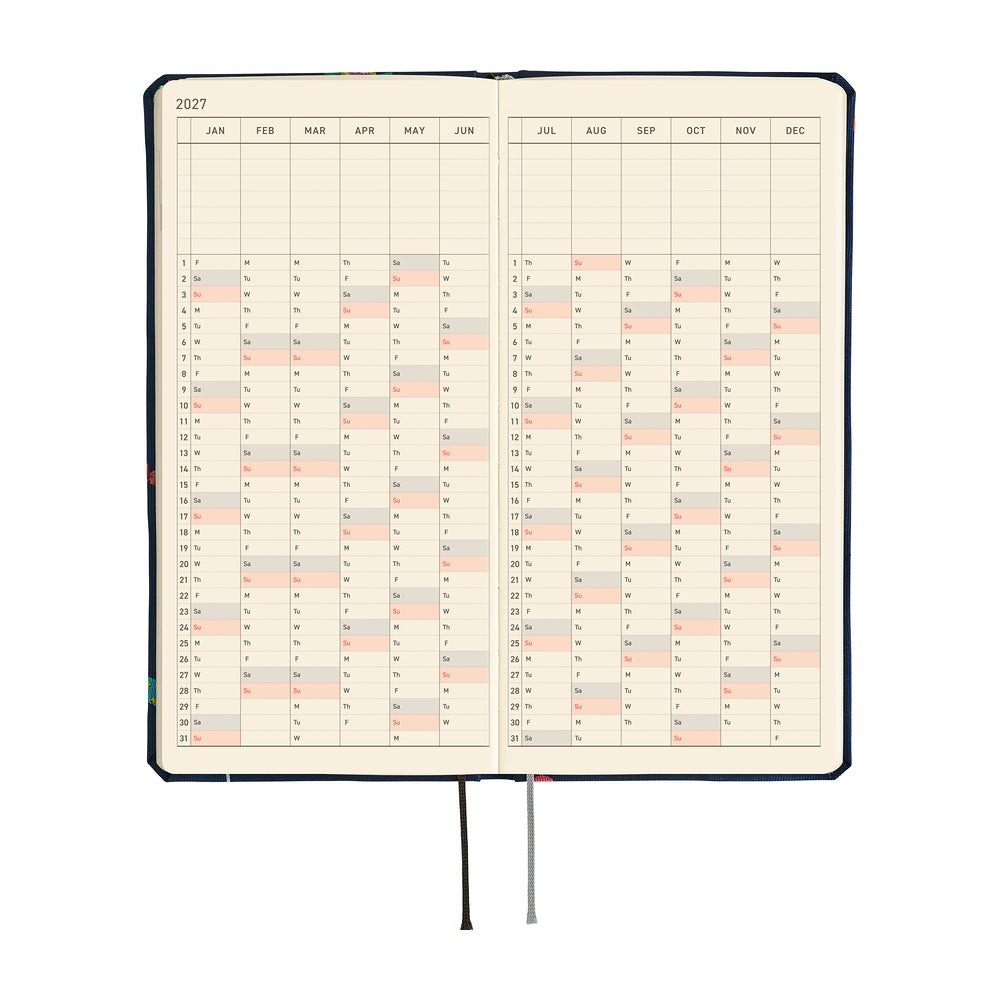 2027 Hobonichi Weeks: Bow & Tie: Candy Dream