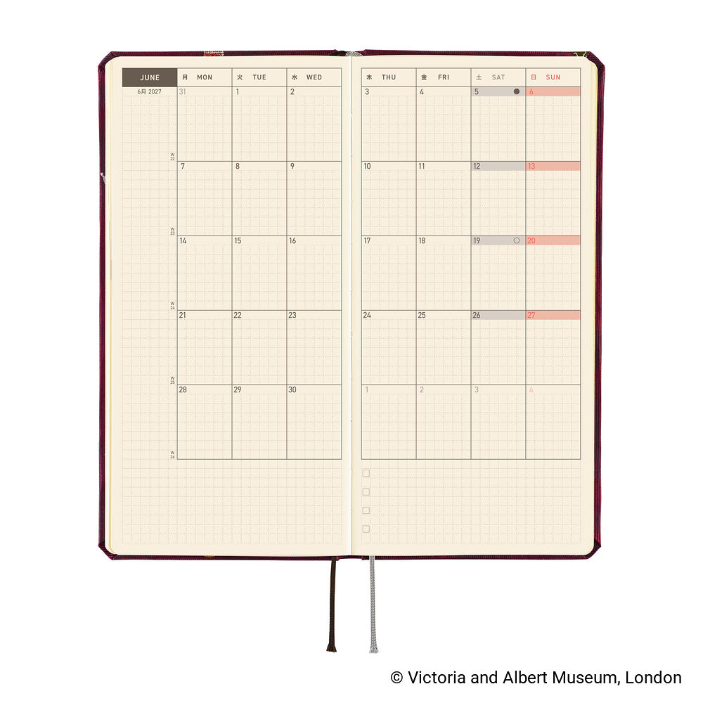 2027 Hobonichi Weeks: V&A Series: Welcome To The V&A