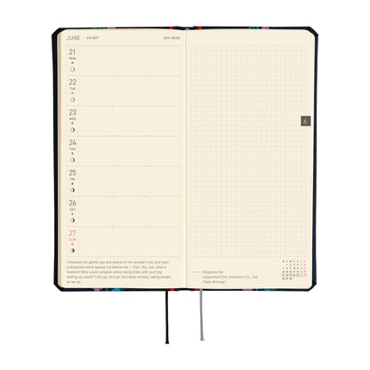 2027 Hobonichi Weeks: Yoshie Watanabe: Petit Bloom