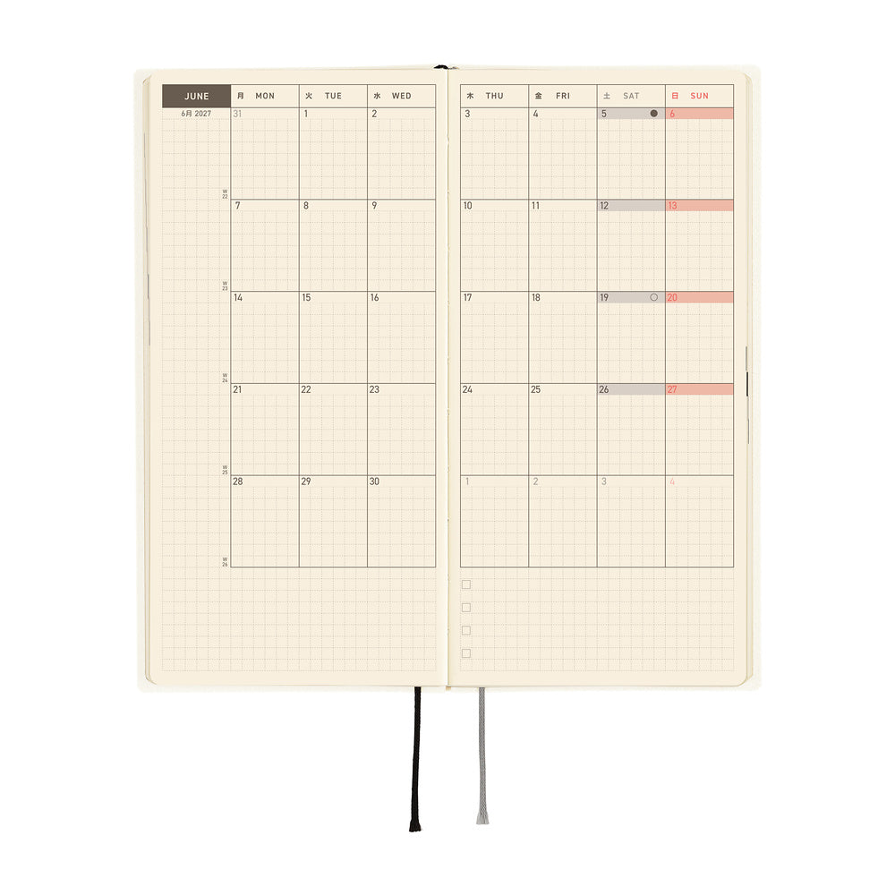 2027 Hobonichi Weeks