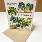birthday card with houseplants for houseplant lover