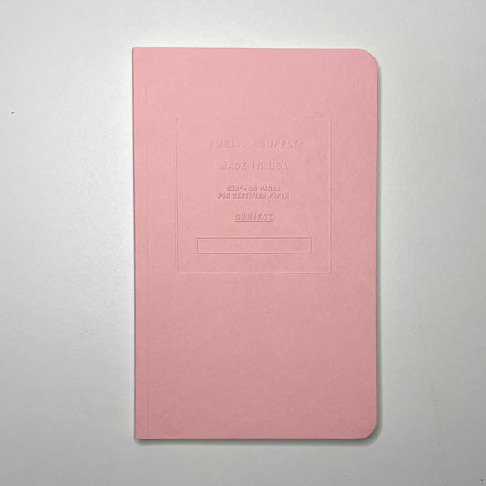 Soft Cover Notebook - Blush Embossed
