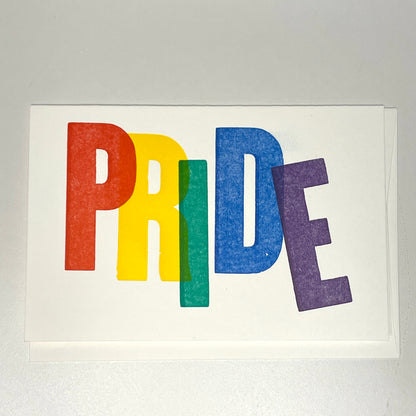 Pride Letterpress Greeting Card