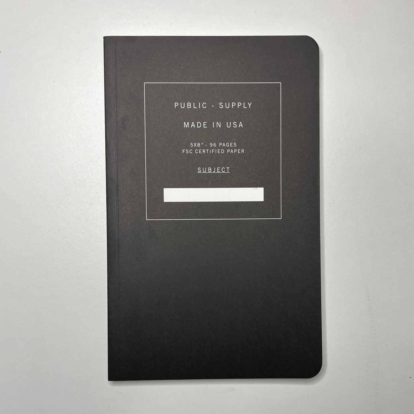 Soft Cover Notebook - Black